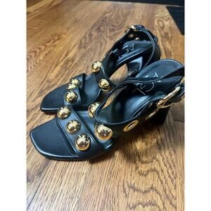 AGL Maila Studded Sandal in Black Size 39